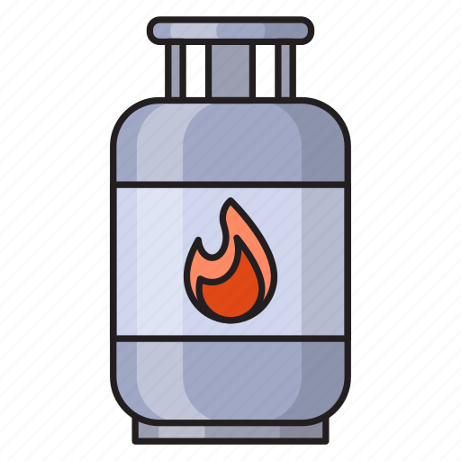 Cooking, cylinder, fire, gas, kitchen icon - Download on Iconfinder