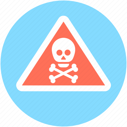 Bones, danger, skull, toxic, warning sign icon - Download on Iconfinder