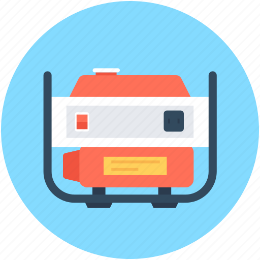 Electric generator, electricity, generator, power supply, technology icon - Download on Iconfinder
