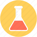 conical flask, erlenmeyer flask, flask, lab experiment, laboratory test