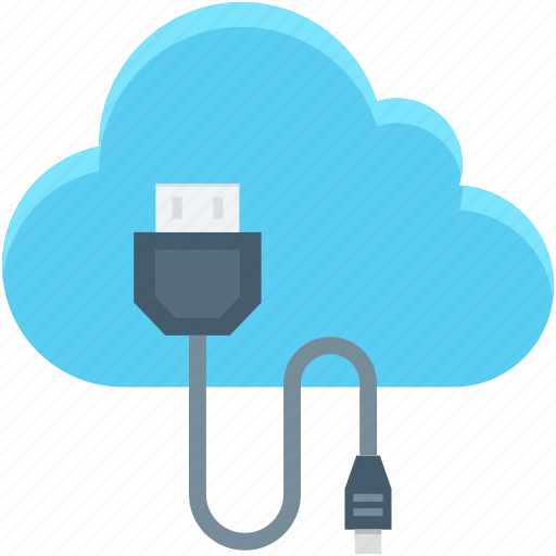 Cable, cloud computing, icloud, usb cable, usb cord icon - Download on Iconfinder
