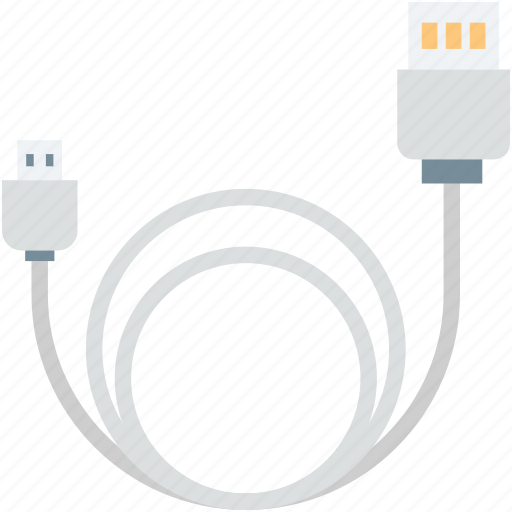 Cable, computer cable, data cable, usb cable, usb cord icon - Download on Iconfinder
