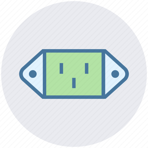 Energy, power, power outlet, power socket, power supply, socket, wall socket icon - Download on Iconfinder