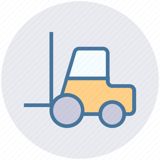 Bendy truck, counterbalanced truck, fork truck, forklift truck, vehicle icon - Download on Iconfinder