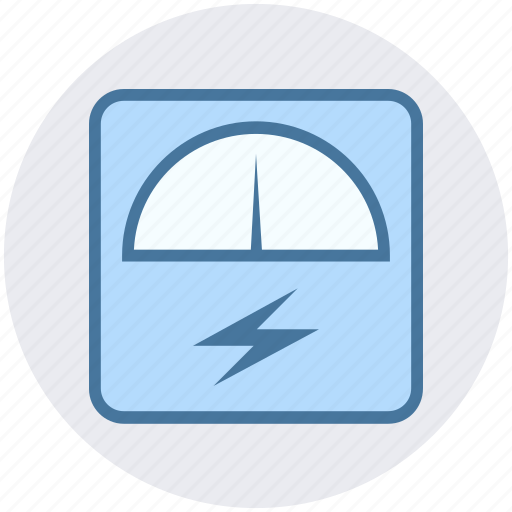 Analog device, electricity, gauge, gauge meter, meter, speedometer icon - Download on Iconfinder