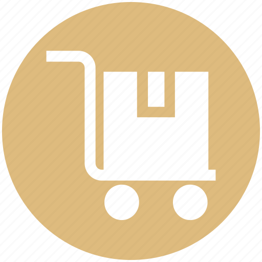 Cart, delivery, hand trolley, hand truck, luggage cart, pushcart, trolley icon - Download on Iconfinder