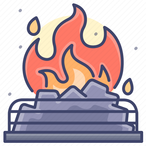 Coal, fire, fireplace, burning icon - Download on Iconfinder