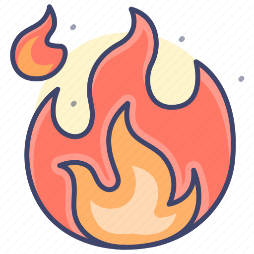 Fire, spark, flame, heat icon - Download on Iconfinder