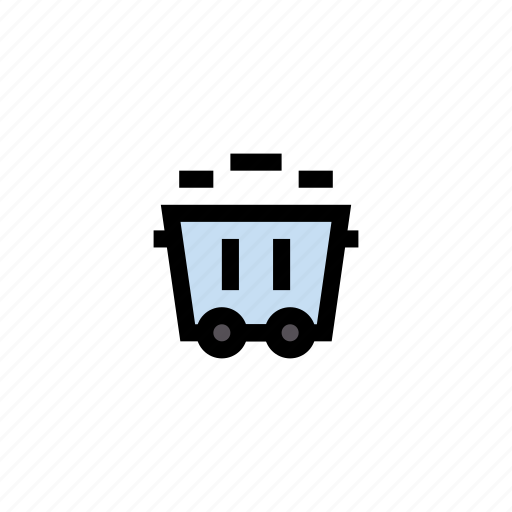 Coal, energy, mine, power, trolley icon - Download on Iconfinder