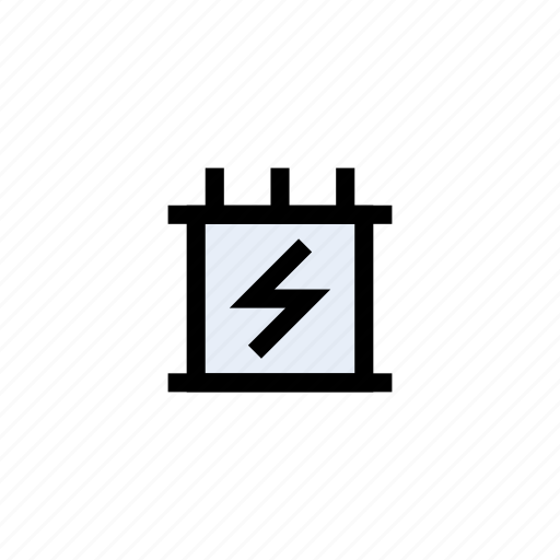 Current, electric, power, transformer, voltage icon - Download on Iconfinder
