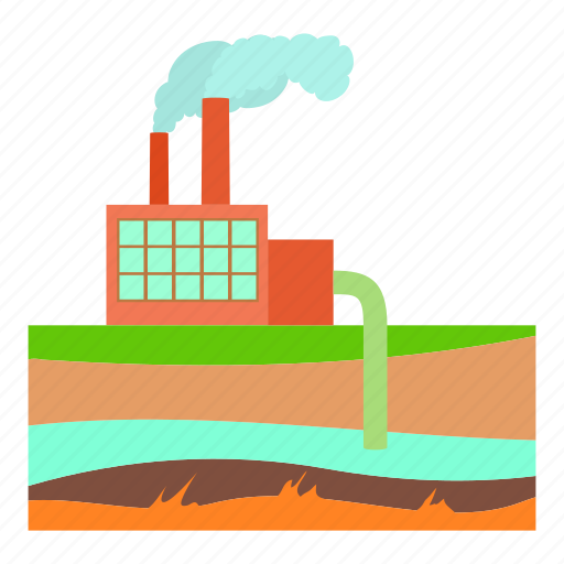 Cartoon, factory, gas, plant, process, processing, refinery icon - Download on Iconfinder
