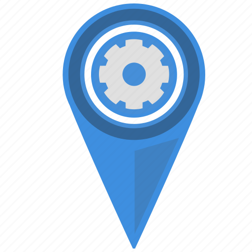 Engine, geo, location, part, place, shop, spare icon - Download on Iconfinder