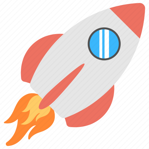 Flying rocket, missile, rocket, rocket launch, spaceship icon - Download on Iconfinder