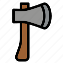 ax, axe, building, construction, tool