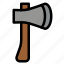 ax, axe, building, construction, tool 