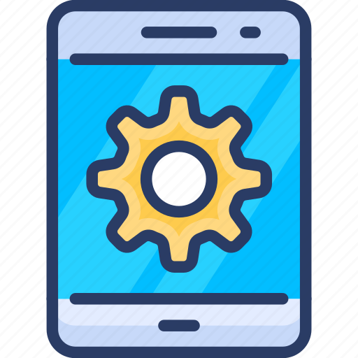 App, cog, engineering, mobile, repair, system, technology icon - Download on Iconfinder