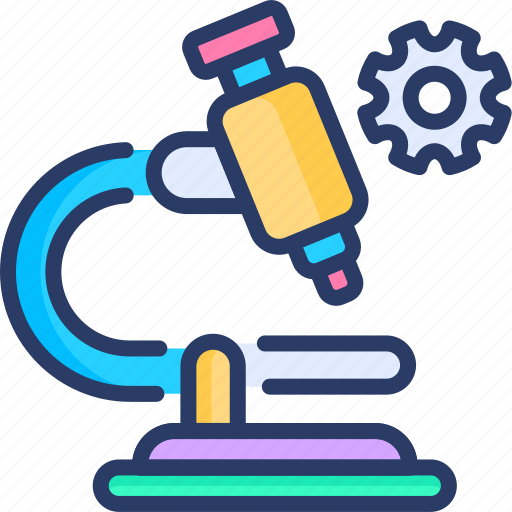 Examination, lab, laboratory, magnifying, microscope, research, science icon - Download on Iconfinder