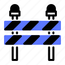 barrier, road sign, road barrier, traffic barrier, warning sign, construction, no entry, under construction, obstacle