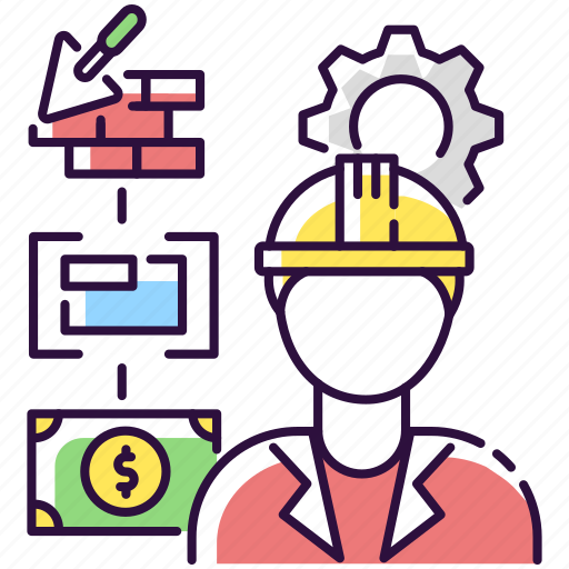 Contractor, manager, manufacturing engineer, manufacturing engineer icon icon - Download on Iconfinder