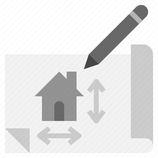 Blueprint, interior, design, construction, real, estate, house icon - Download on Iconfinder
