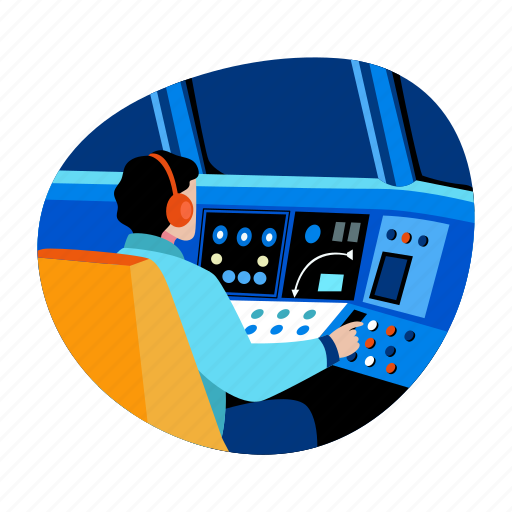 Flight, control, aviation, engineer, operating, pilot icon - Download on Iconfinder