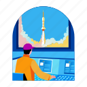 rocket, launch, spacecraft, aerospace, engineering, professional
