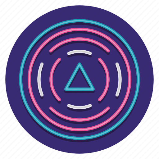 Circle, geodetic, triangle icon - Download on Iconfinder