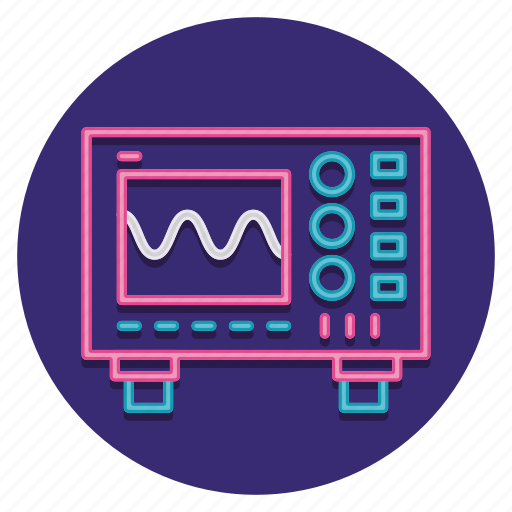 Device, electronic, oscilloscope, waveform icon - Download on Iconfinder