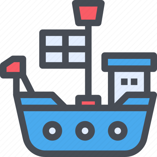 Boat, cruise, marine, ocean, ship, travel icon - Download on Iconfinder