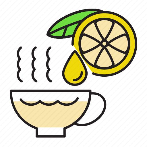 Drink, fruit, hot, lemon, tea icon - Download on Iconfinder