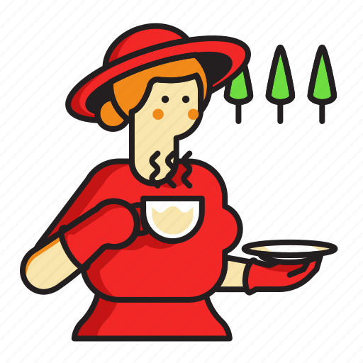 Drink, hat, hot, madame, tea icon - Download on Iconfinder