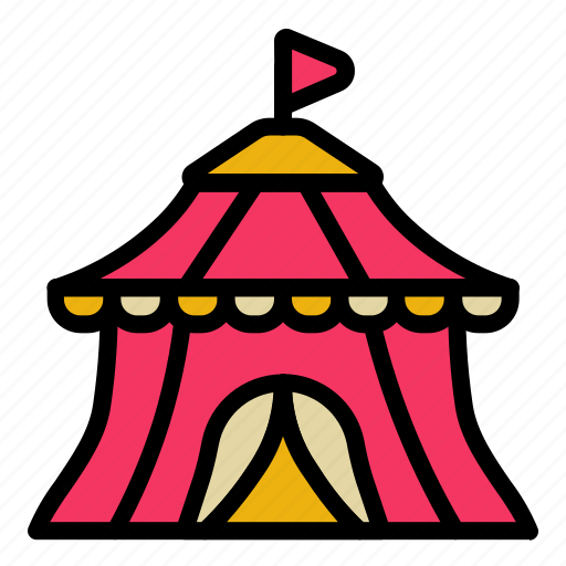 Circus, tent, parade, show, clown, performance, carnival icon - Download on Iconfinder