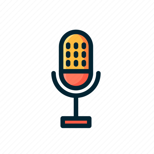 Entertaiment, filled, mic, record, recorder, sing, voice icon - Download on Iconfinder