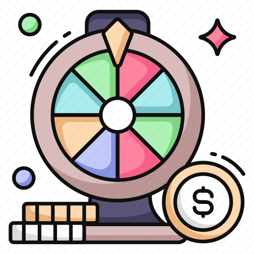 Fortune wheel, lucky wheel, lottery, roulette, gambling wheel icon - Download on Iconfinder