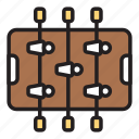 foosball, indoor, kicker, game, sports, entertainment, activity