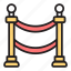 red, carpet, cordon, entry, poles, rug, mat 
