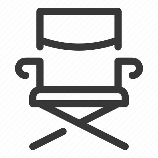 Chair, director, seat, film, boss, furniture icon - Download on Iconfinder