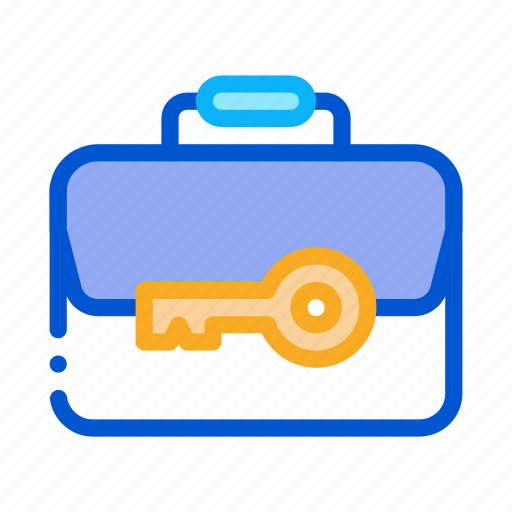 Agreement, arrow, case, entrepreneur, key, linear, work icon - Download on Iconfinder