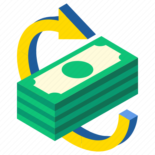 Capital, fund, funding, income, investment, isometric, revenue icon - Download on Iconfinder