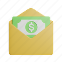 envelope, money, front, email, letter, dollar, finance, cash, mail 