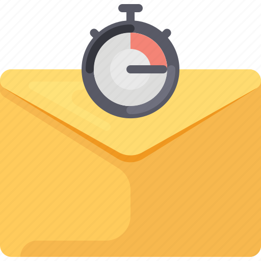 Email, envelope, mail, sent, speed, stopwatch, timer icon - Download on Iconfinder