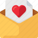 email, envelope, heart, letter, love, mail, valentine