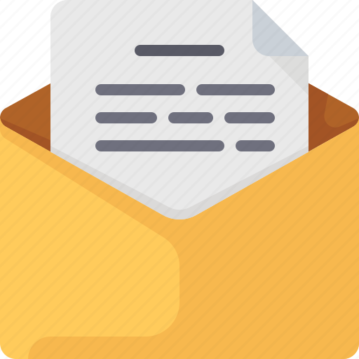 Document, email, envelope, letter, mail, text icon - Download on Iconfinder