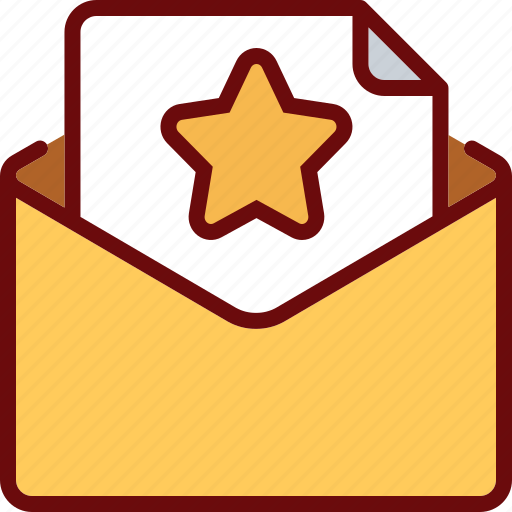 Email, envelope, favorite, letter, star icon - Download on Iconfinder