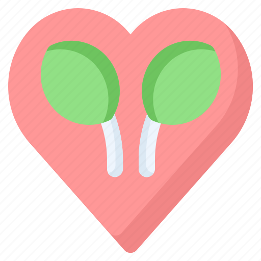 Heart, leaf, love, romance, valentine icon - Download on Iconfinder