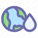earth, global, globe, planet, water