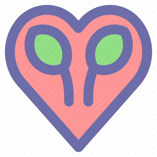 Heart, leaf, love, romance, valentine icon - Download on Iconfinder