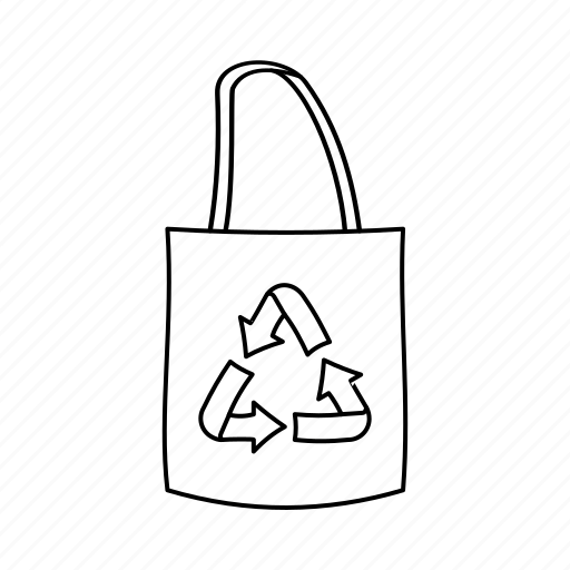 Bag, recycled, reusable, tote icon - Download on Iconfinder