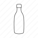 bottle, drink, reusable, water