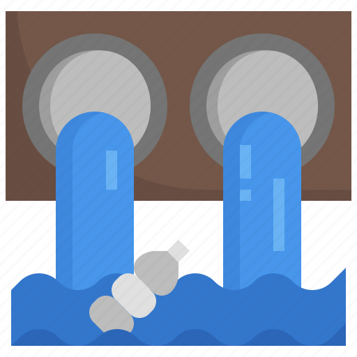 Waste, water, drain, ecology, environment, pollution icon - Download on Iconfinder